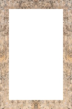 Retro desenli eski boyalı çerçeve