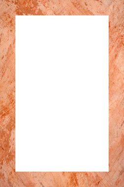 Retro desenli eski boyalı çerçeve