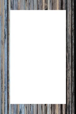 Retro desenli eski boyalı çerçeve