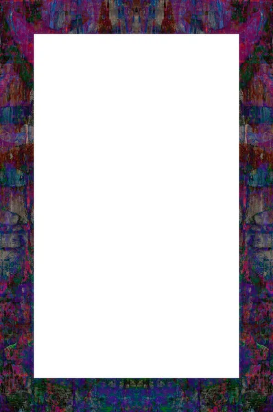 Old Painted Frame Retro Pattern — Stock Photo, Image