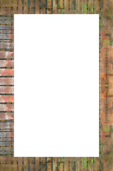 Old Painted Frame Retro Pattern — Stock Photo, Image