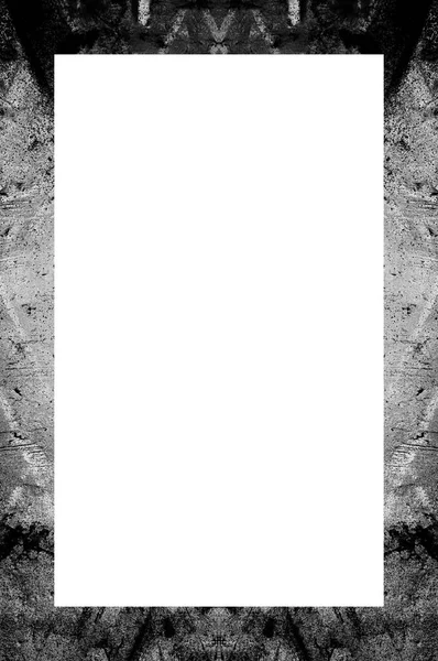 Černá Bílá Grunge Vignette Textura — Stock fotografie