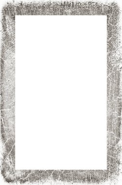 Retro desenli eski boyalı çerçeve