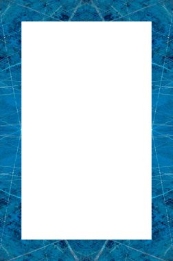 Retro desenli eski boyalı çerçeve