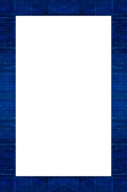 Retro desenli eski boyalı çerçeve