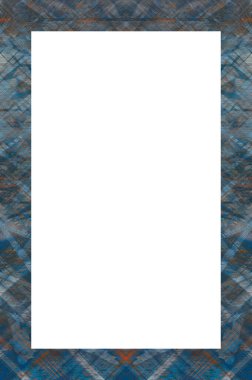 Retro desenli eski boyalı çerçeve