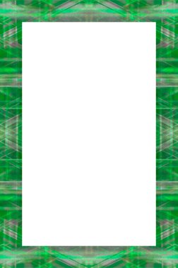 Retro desenli eski boyalı çerçeve