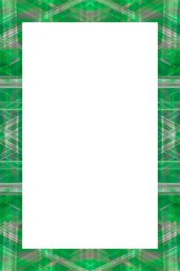 Retro desenli eski boyalı çerçeve