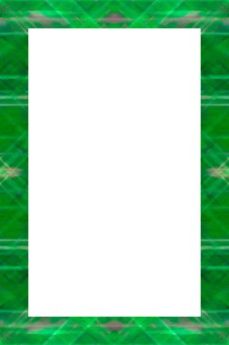 Retro desenli eski boyalı çerçeve