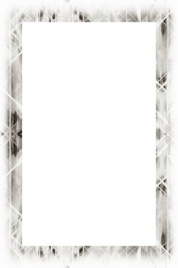 Retro desenli eski boyalı çerçeve