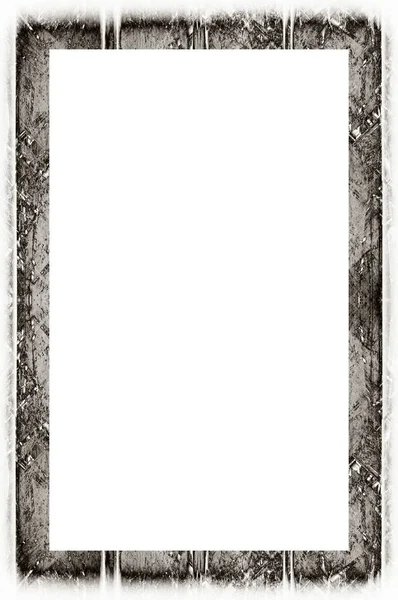 Old Painted Frame Retro Pattern — Stock Photo, Image