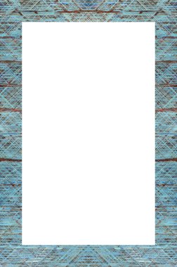 Retro desenli eski boyalı çerçeve