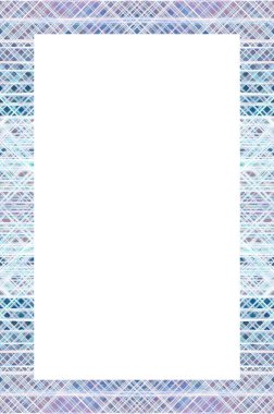 Retro desenli eski boyalı çerçeve