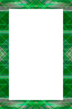 Retro desenli eski boyalı çerçeve