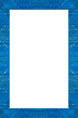 Retro desenli eski boyalı çerçeve