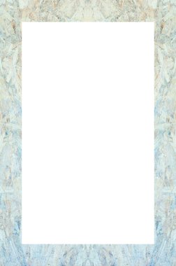 Retro desenli eski boyalı çerçeve