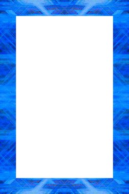 Retro desenli eski boyalı çerçeve