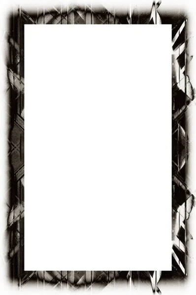 Old Painted Frame Retro Pattern — Stock Photo, Image