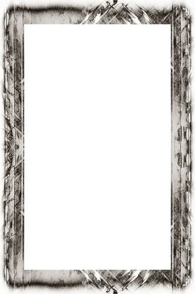 Old Painted Frame Retro Pattern — Stock Photo, Image