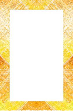 Retro desenli eski boyalı çerçeve