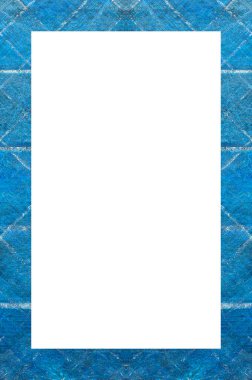 Retro desenli eski boyalı çerçeve