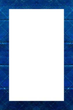 Retro desenli eski boyalı çerçeve