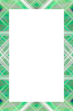 Retro desenli eski boyalı çerçeve