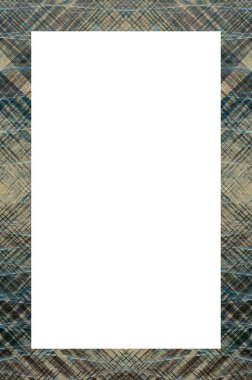 Retro desenli eski boyalı çerçeve