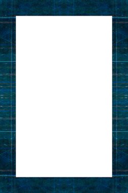 Retro desenli eski boyalı çerçeve