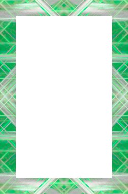 Retro desenli eski boyalı çerçeve