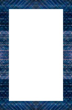 Retro desenli eski boyalı çerçeve