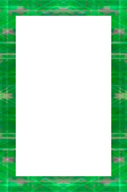 Retro desenli eski boyalı çerçeve