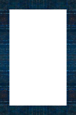 Retro desenli eski boyalı çerçeve