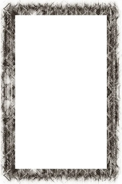 Old Painted Frame Retro Pattern — Stock Photo, Image