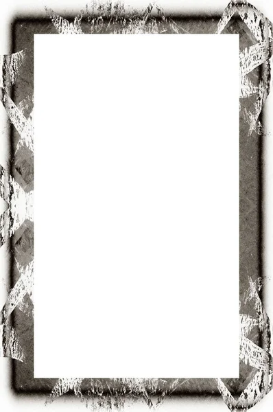 Old Painted Frame Retro Pattern — Stock Photo, Image