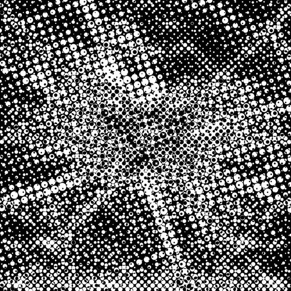 点線のパターンを持つ暗い幾何学的なグランジの背景 — ストック写真