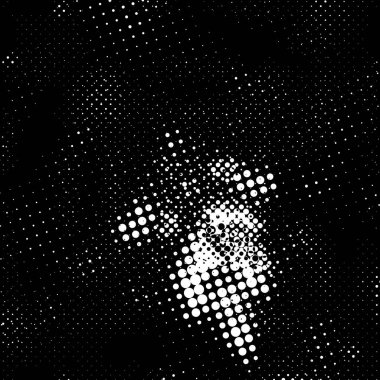 Grunge 'un arka planı küçük siyah ve beyaz halkalardan yapılmıştır. Yuvarlak Şekilli Soyut Kaplama Deseni