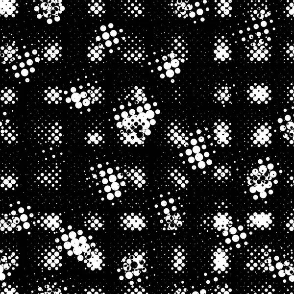 Grunge Fond Fait Petits Cercles Noirs Blancs Modèle Abstrait Superposition — Photo