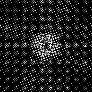 Grunge 'un arka planı küçük siyah ve beyaz halkalardan yapılmıştır. Yuvarlak Şekilli Soyut Kaplama Deseni