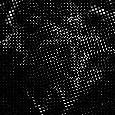 Grunge Siyah ve Beyaz Kentsel Vektör Doku Şablonu.