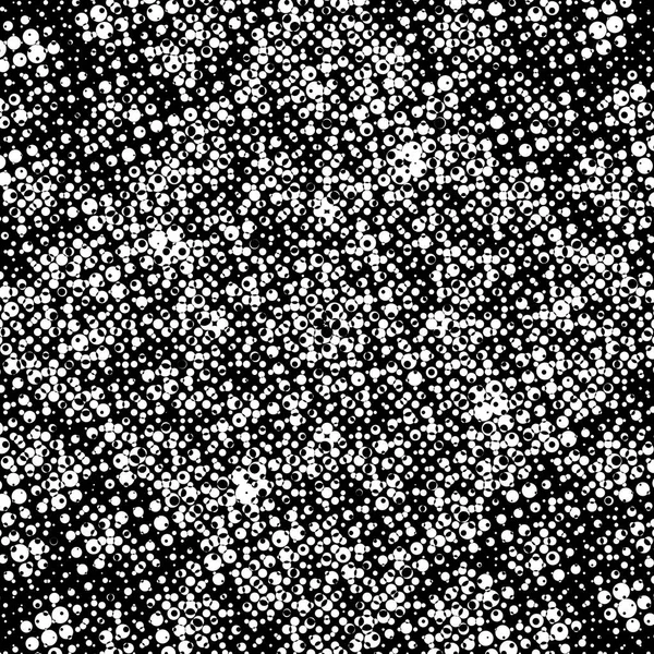 小さな黒と白の円で作られたグラウンジの背景 概要丸型のオーバーレイパターン — ストック写真