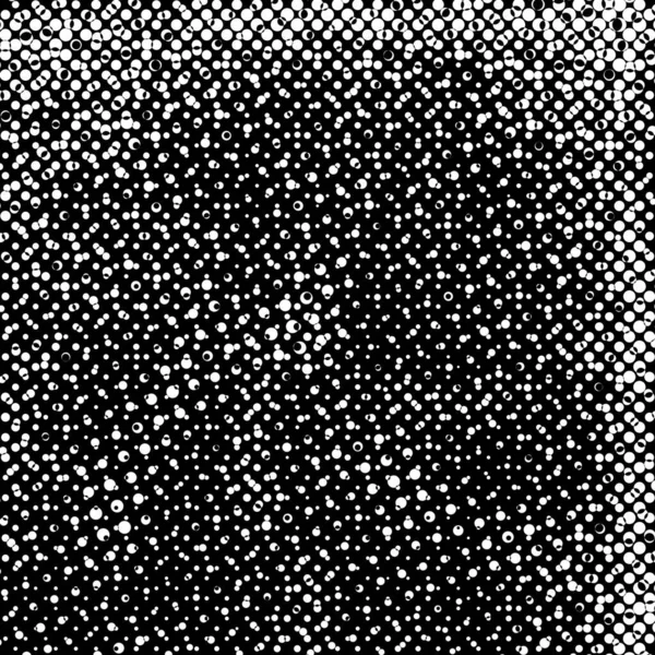 Grunge Bakgrund Tillverkad Små Svarta Och Vita Cirklar Abstrakt Överlagring — Stockfoto