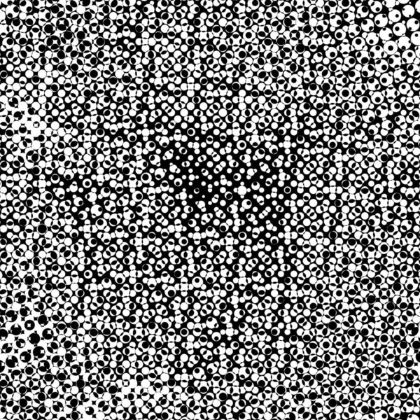 Grunge Pozadí Malých Černých Bílých Kroužků Abstraktní Vzor Překrytí Zaoblenutými — Stock fotografie