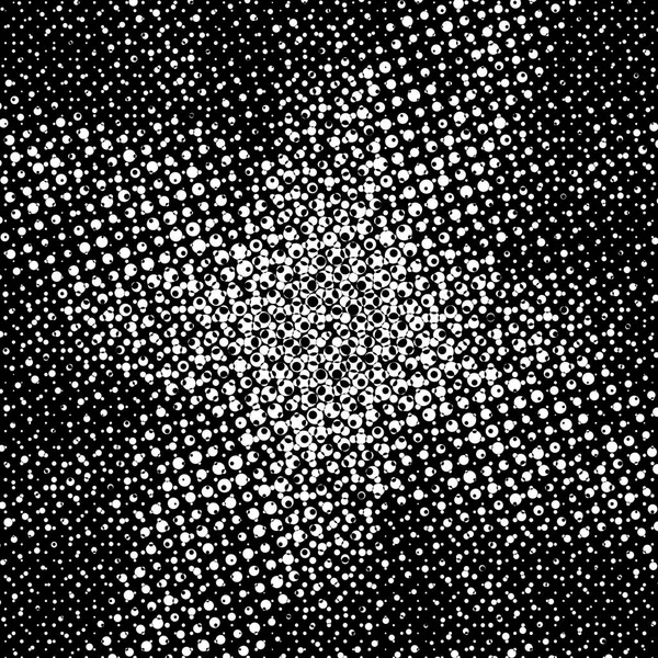 Grunge Fond Fait Petits Cercles Noirs Blancs Modèle Abstrait Superposition — Photo