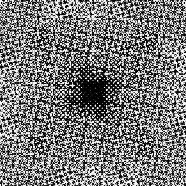Grunge Achtergrond Gemaakt Van Kleine Zwarte Witte Cirkels Abstract Overlay — Stockfoto