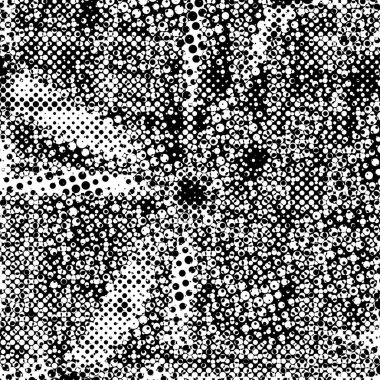 Grunge 'un arka planı küçük siyah ve beyaz halkalardan yapılmıştır. Yuvarlak Şekilli Soyut Kaplama Deseni