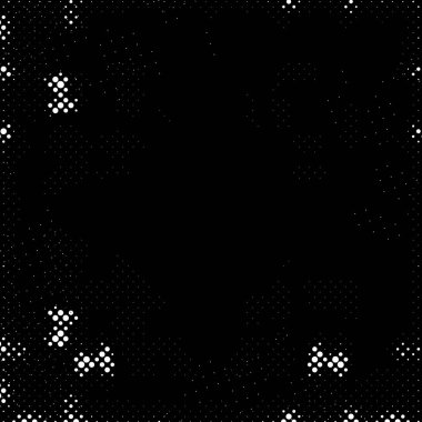 Grunge 'un arka planı küçük siyah ve beyaz halkalardan yapılmıştır. Yuvarlak Şekilli Soyut Kaplama Deseni