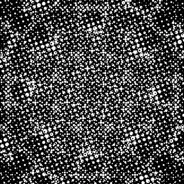 Grunge Fond Fait Petits Cercles Noirs Blancs Modèle Abstrait Superposition — Photo