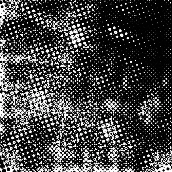 Grunge Fond Fait Petits Cercles Noirs Blancs Modèle Abstrait Superposition — Photo