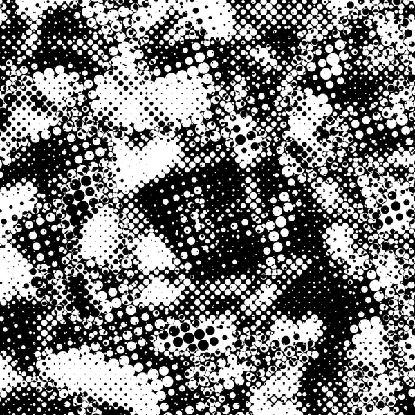 Fundo Grunge Feito Pequenos Círculos Preto Branco Padrão Sobreposição Abstrato — Fotografia de Stock